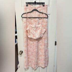 Floral Pink and White set